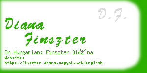 diana finszter business card